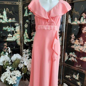 HP 🤗 Liz Claiborne Peach Dress
